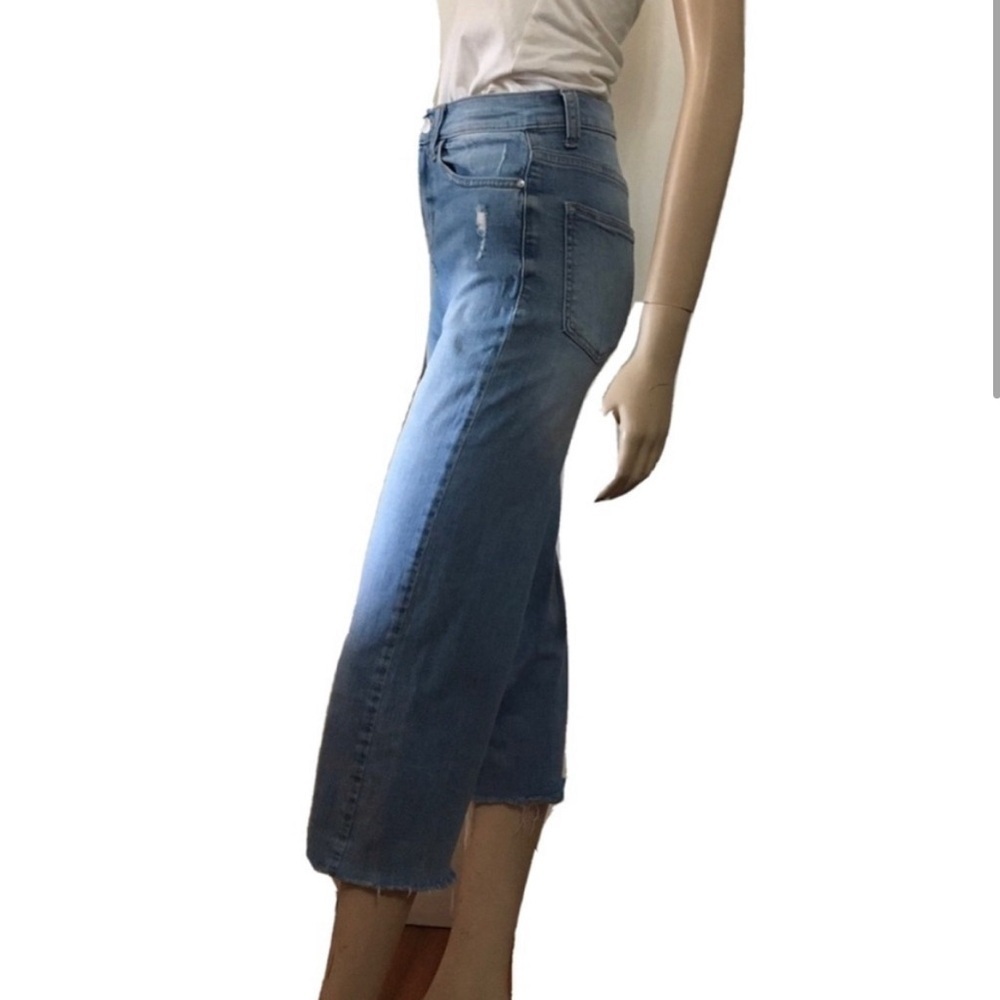 IVY + MAIN raw hem jeans high waist jeans blue S:1 - Picture 3 of 16